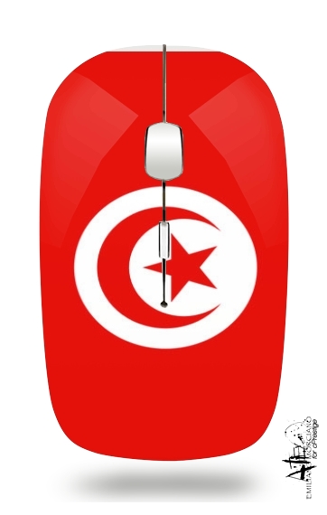  Flag of Tunisia voor Draadloze optische muis met USB-ontvanger