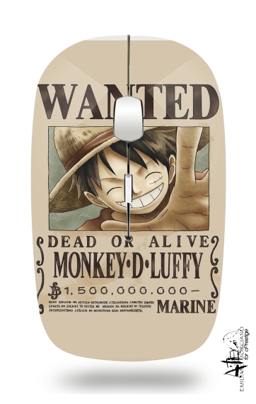  Wanted Luffy Pirate voor Draadloze optische muis met USB-ontvanger
