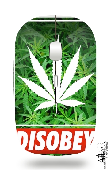  Weed Cannabis Disobey voor Draadloze optische muis met USB-ontvanger