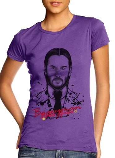 purple- Boogeyman Wick voor Vrouwen T-shirt