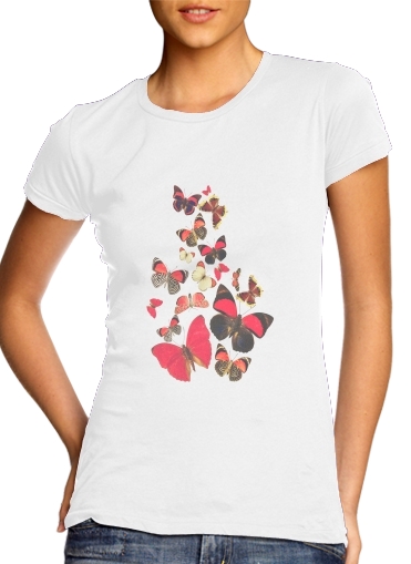  Come with me butterflies voor Vrouwen T-shirt