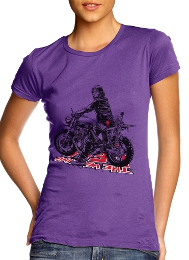 purple- Daryl The Biker Dixon voor Vrouwen T-shirt