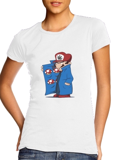  Dealer Mushroom Feat Wario voor Vrouwen T-shirt