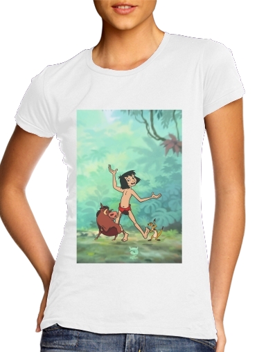  Disney Hangover Mowgli Timon and Pumbaa  voor Vrouwen T-shirt