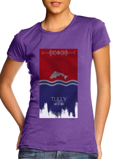 purple- Flag House Tully voor Vrouwen T-shirt