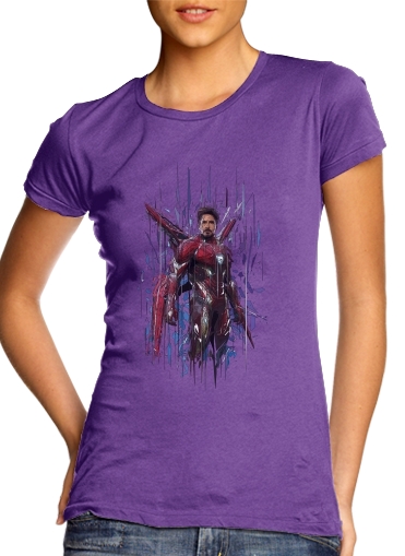 purple- Iron poly voor Vrouwen T-shirt
