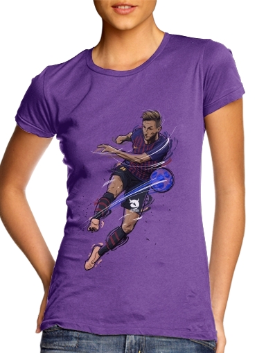purple- Ivan The Croatian Shooter voor Vrouwen T-shirt