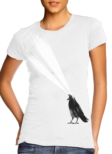  Laser crow voor Vrouwen T-shirt