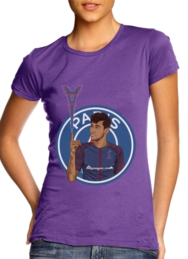 purple- Le nouveau titi Parisien Ney Jr Paris voor Vrouwen T-shirt