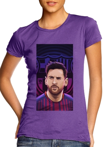 purple- Legendary Goat Football voor Vrouwen T-shirt