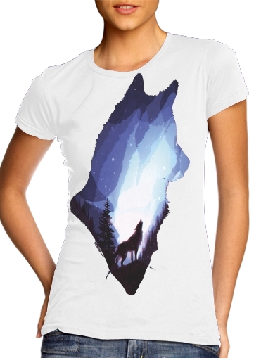  Mystic wolf voor Vrouwen T-shirt