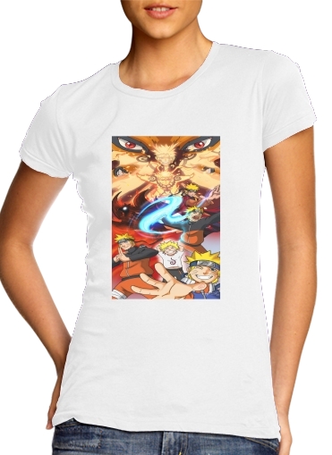  Naruto Evolution voor Vrouwen T-shirt
