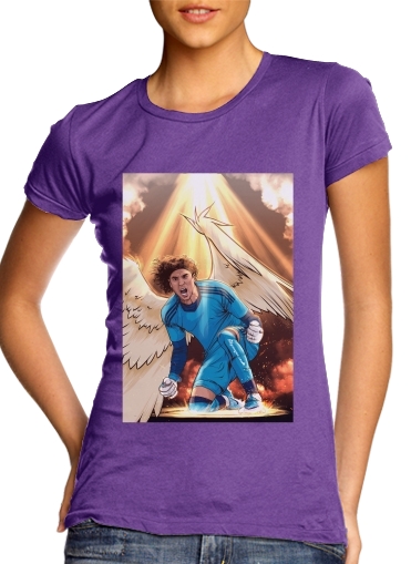 purple- Ochoa Angel Goalkeeper America voor Vrouwen T-shirt