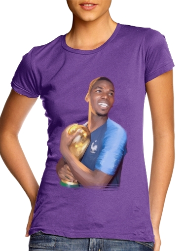 purple- Paul France FiersdetreBleus voor Vrouwen T-shirt