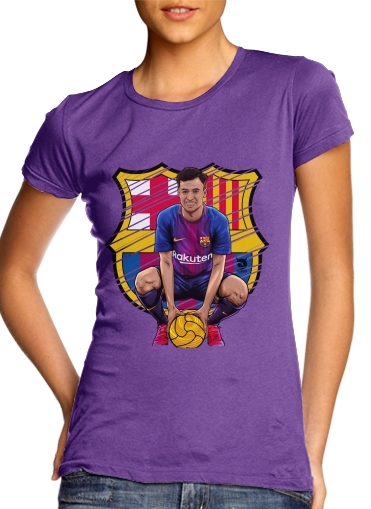 purple- Philippe Brazilian Blaugrana voor Vrouwen T-shirt
