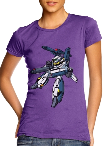 purple- Skull Leader voor Vrouwen T-shirt