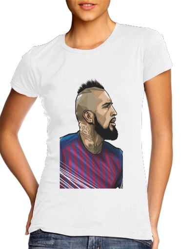  Vidal Chilean Midfielder voor Vrouwen T-shirt