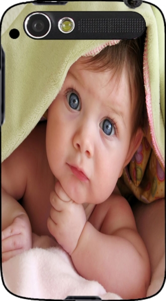 Flip Case Alcatel OT-997D met foto's baby
