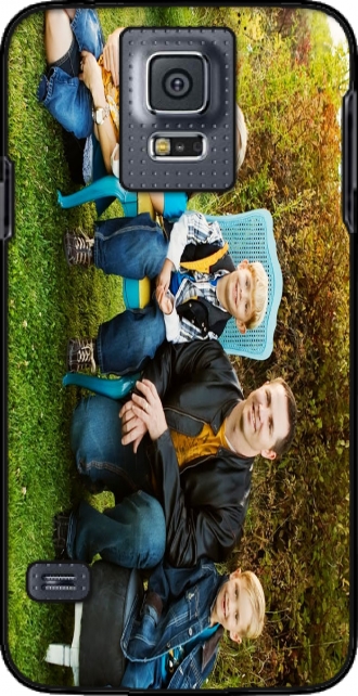Flip Case Samsung Galaxy S5 mini G800 met foto's family