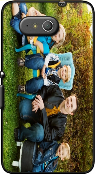 Flip Case Sony Xperia E4 4g met foto's family