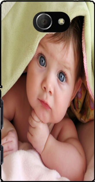 Flip Case Sony Xperia M2 met foto's baby