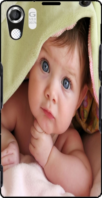 Flip Case Sony Xperia Z1 met foto's baby