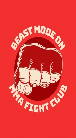 hoesje Beast MMA Fight Club