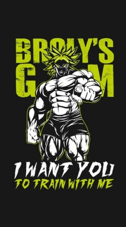 hoesje Broly Training Gym