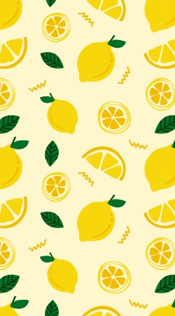 hoesje Lemon Summer Yellow