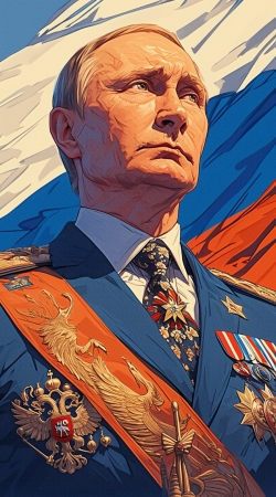hoesje In case of emergency long live my dear Vladimir Putin V1