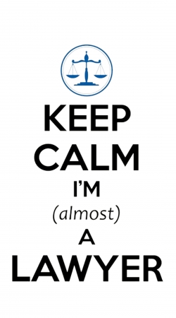 hoesje Keep calm i am almost a lawyer