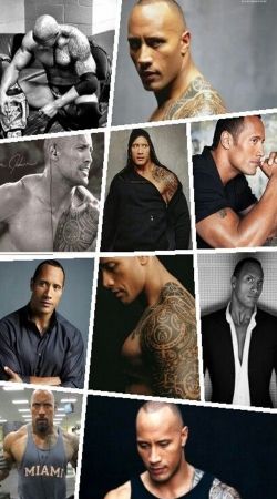 hoesje The Rock Collage