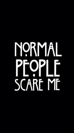 hoesje American Horror Story Normal people scares me