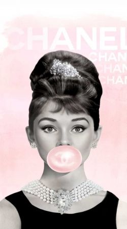 hoesje Audrey Hepburn bubblegum