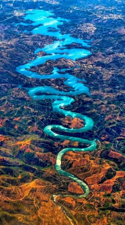 hoesje Blue dragon river portugal