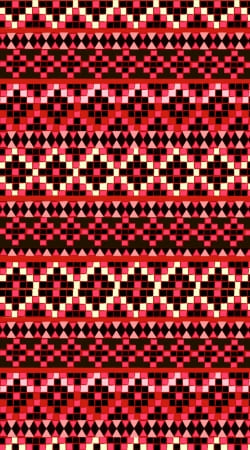 hoesje Aztec Pixel