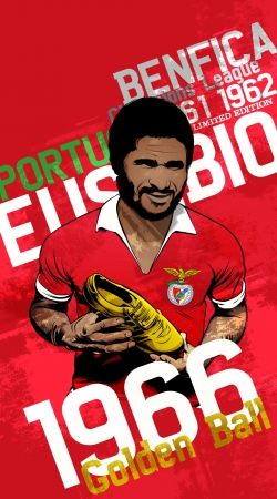 hoesje Eusebio Tribute Portugal