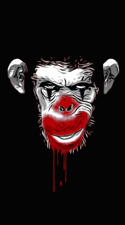 hoesje Evil Monkey Clown