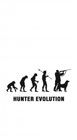 hoesje Evolution of the hunter