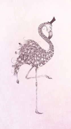hoesje Flamingo