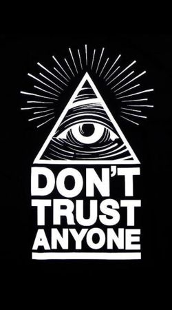 hoesje Illuminati Dont trust anyone
