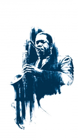 hoesje John Coltrane Jazz Art Tribute