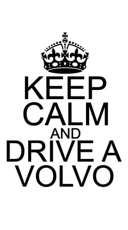 hoesje Keep Calm And Drive a Volvo