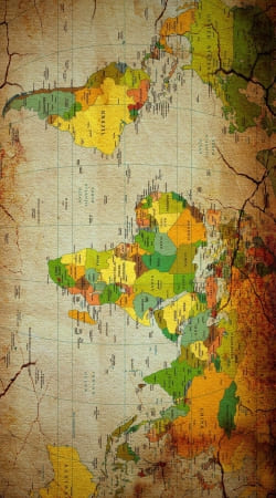 hoesje World Map