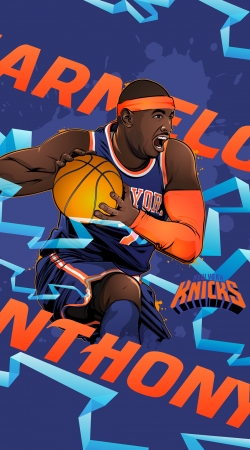 hoesje NBA Stars: Carmelo Anthony