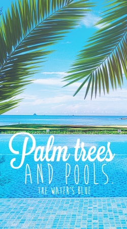 hoesje Palm Trees