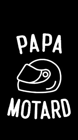 hoesje Papa Motard Moto Passion
