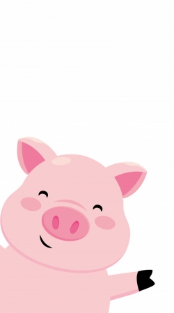 hoesje Pig Smiling