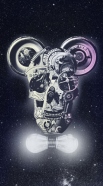 hoesje Skull Mickey Mechanics in space