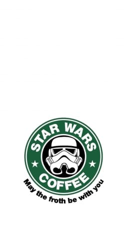 hoesje Stormtrooper Coffee inspired by StarWars